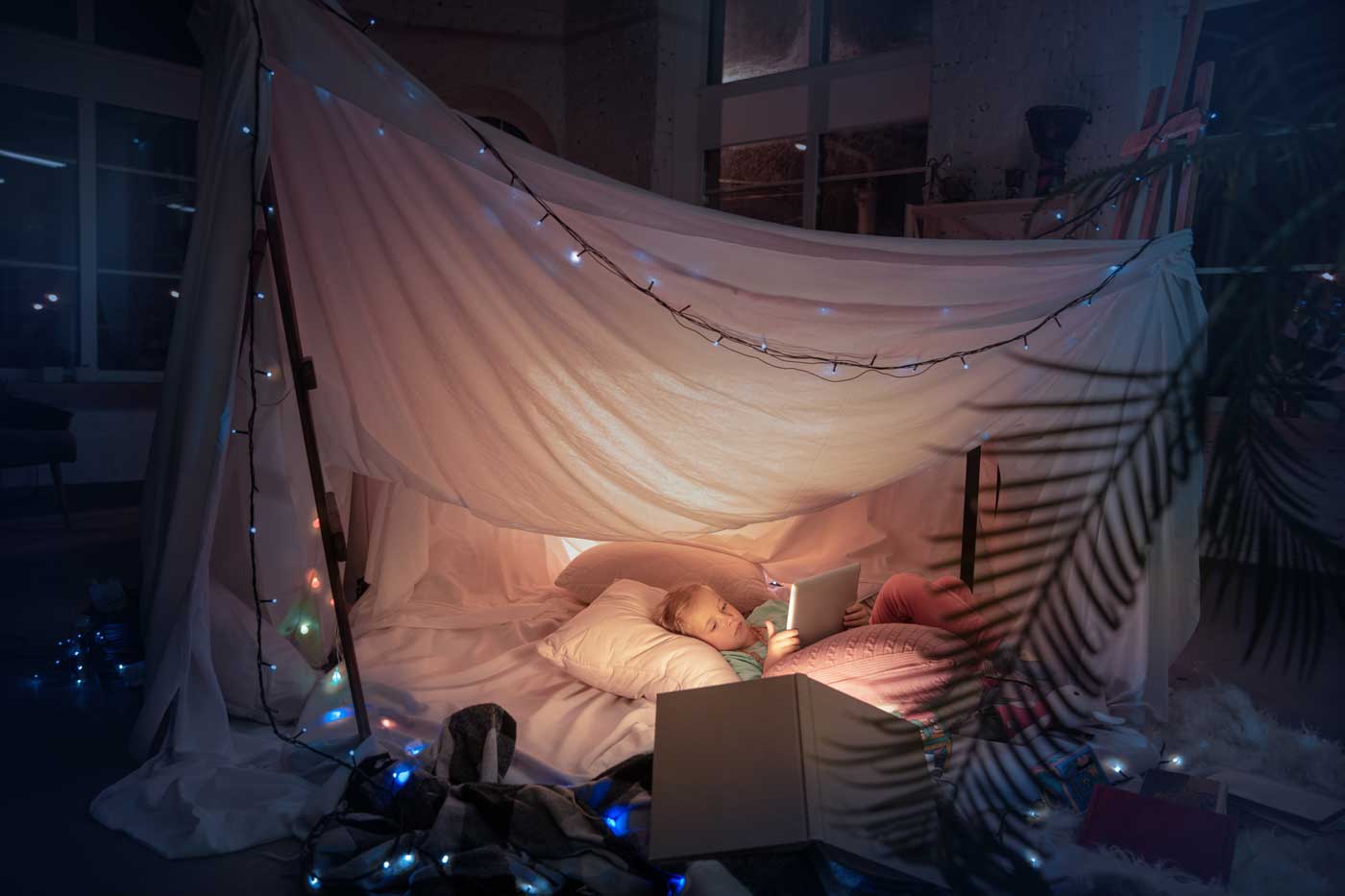 ciel de lit tipi atmosphera pour enfant