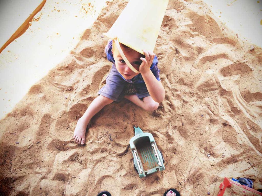 bac à sable pour enfant