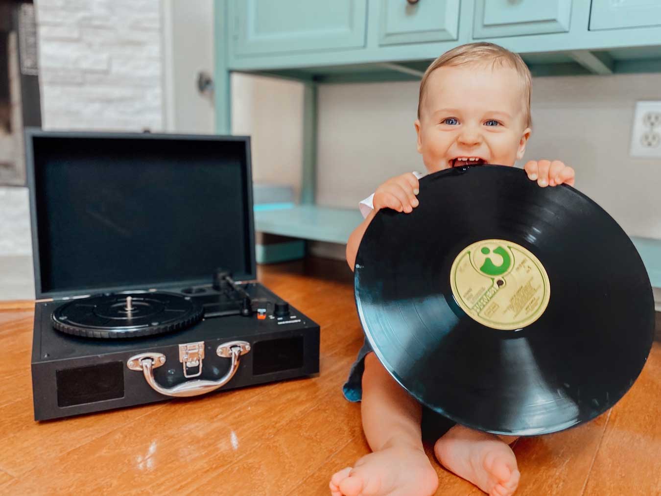 la fete de la musique avec son bébé