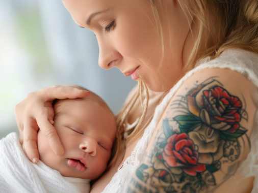 découvrez les tendances de tatouages symbolisant la naissance des bébés, adoptées par les mamans.