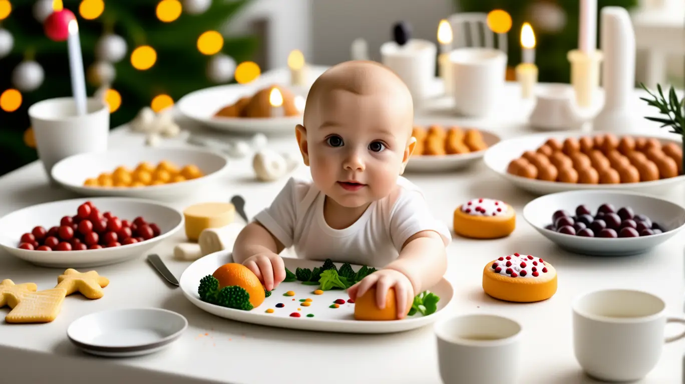 Préparer les repas de fêtes avec un bébé à la maison : organisation et astuces