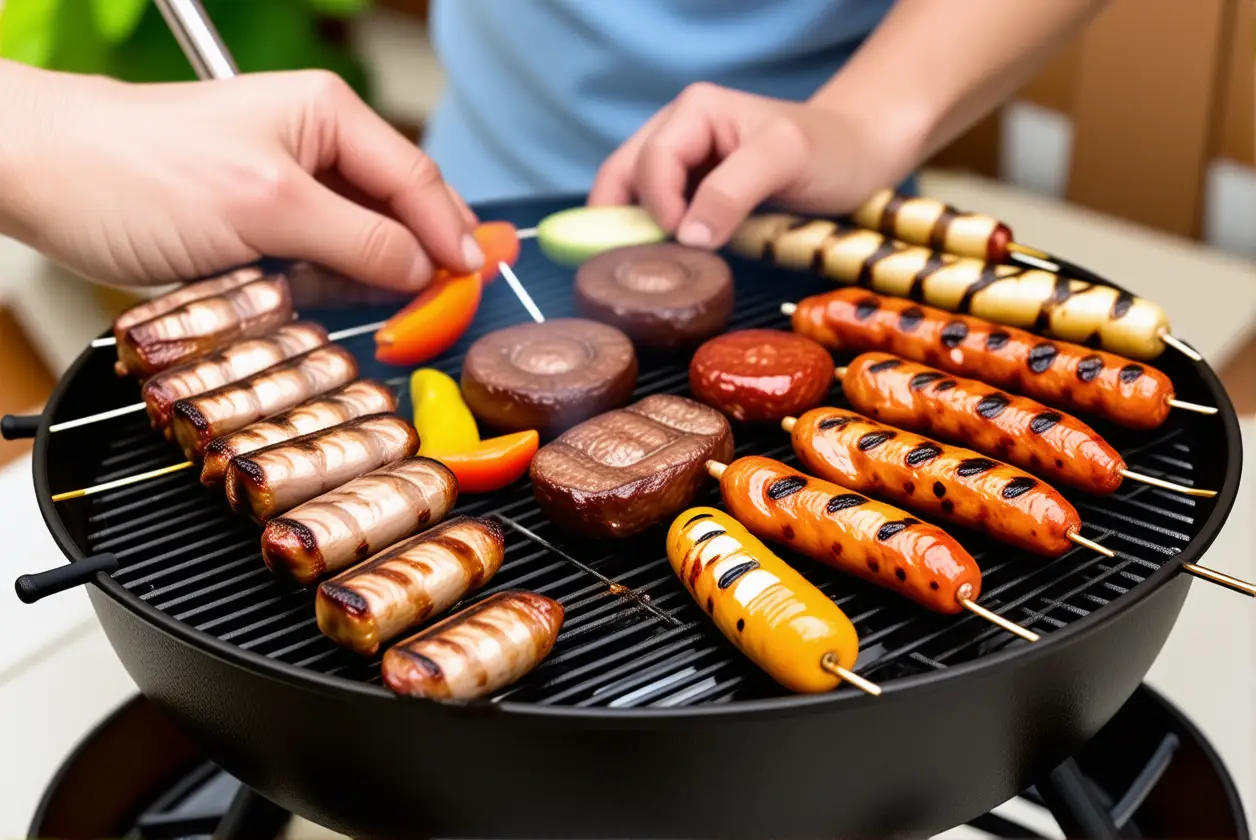 Un barbecue marocain pour un repas convivial en famille