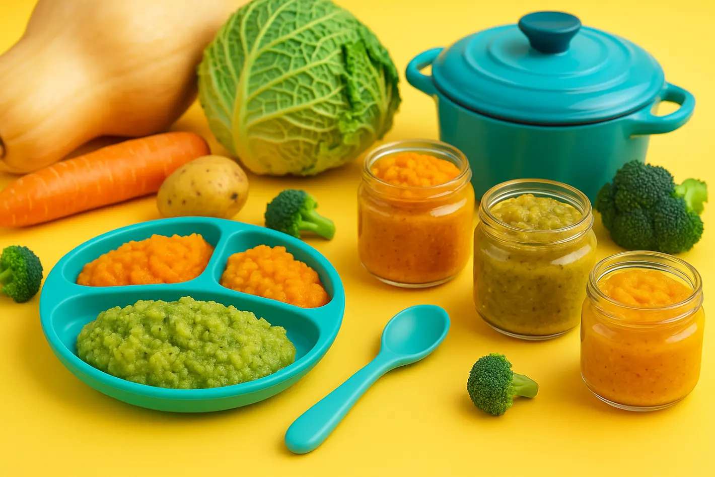 Batch cooking bébé : 3 recettes faciles légumes d'hiver