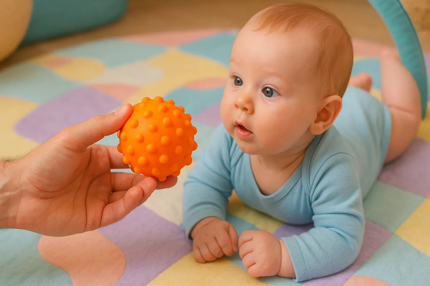 Comment utiliser une balle sensorielle pour bébé ?