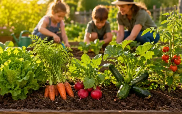 Potager avec les enfants : 5 légumes faciles à planter avant l'été pour vos repas bio