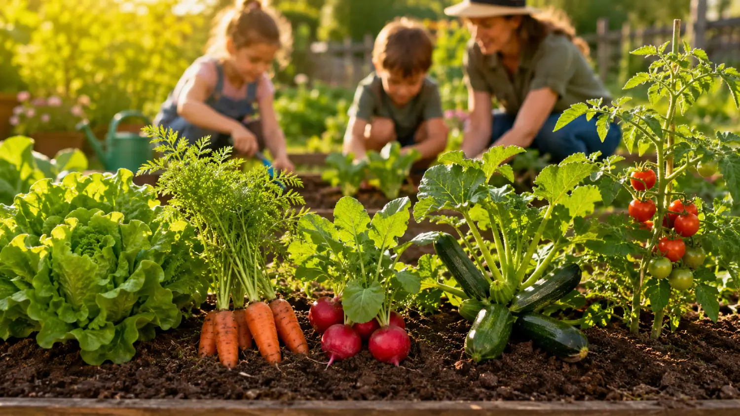 Potager avec les enfants : 5 légumes faciles à planter avant l'été pour vos repas bio