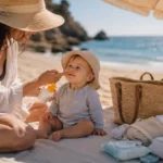 Première sortie à la plage avec bébé : les 7 précautions qu'on ne vous dit jamais Première sortie à la plage avec bébé : les 7 précautions qu'on ne vous dit jamais