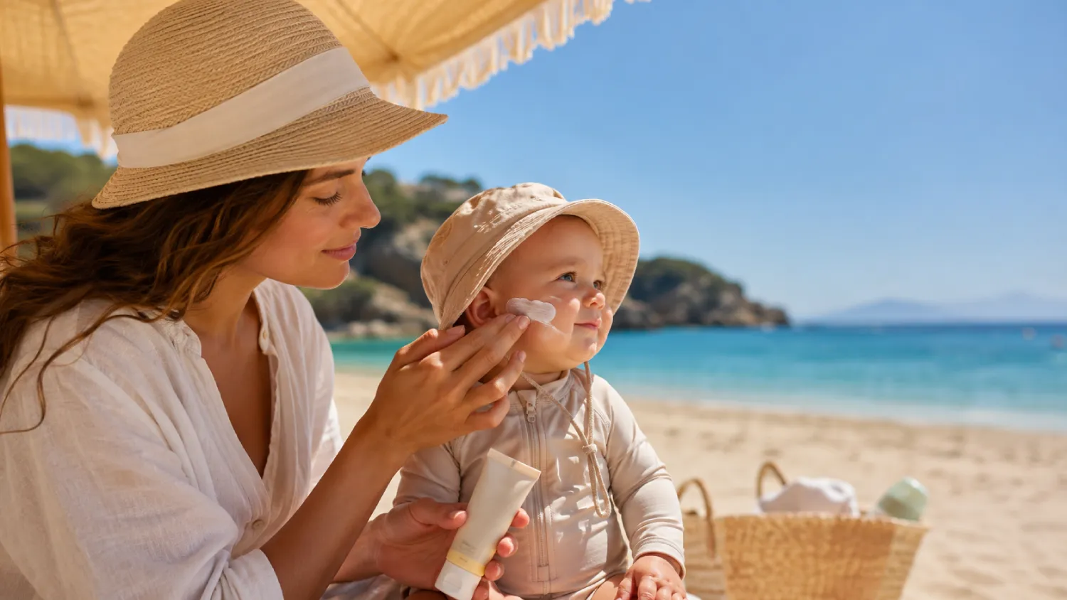 Protéger la peau de bébé du soleil : mes 5 conseils pratiques