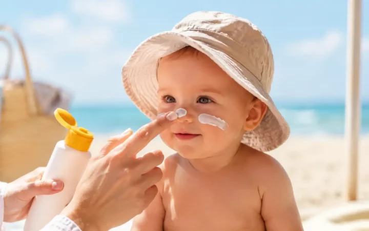 Crème solaire pour bébé : les critères essentiels pour protéger une peau sensible