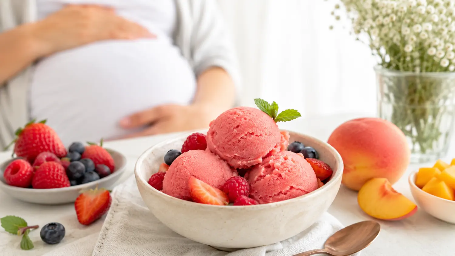Sorbet aux fruits sans sorbetière : la recette facile pour futures mamans